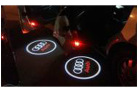 Лазерная проекция логотипа авто 5W(второго поколения) "AUDI" <> 010
