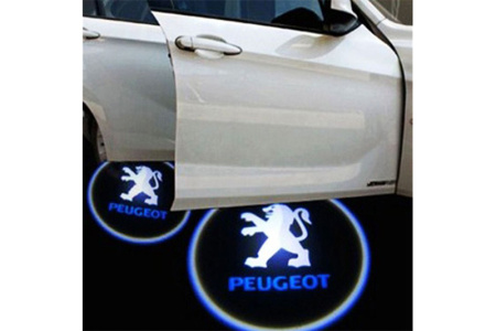 Лазерная проекция логотипа авто 5W(второго поколения) "PEUGEOT" <> 038